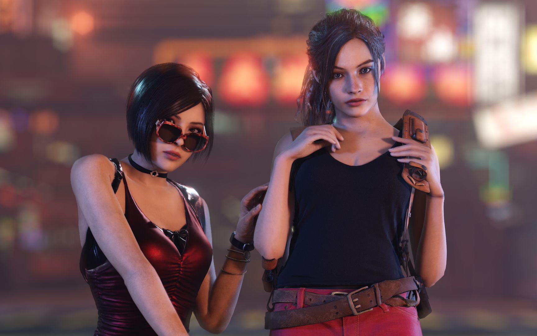 生化危机2克莱尔警察性感女秘书职业服