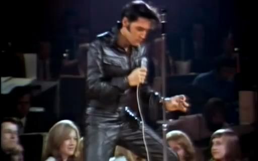 [图]Elvis Presley《Jailhouse Rock》猫王1968年TV Show现场