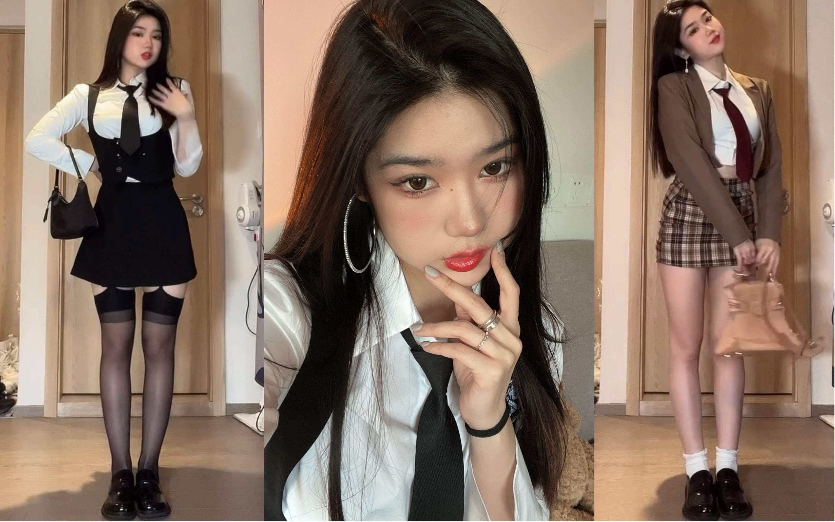 16558开春很难不爱一套学院套装乌龙女校jk制服韩系校园女主显瘦纯欲