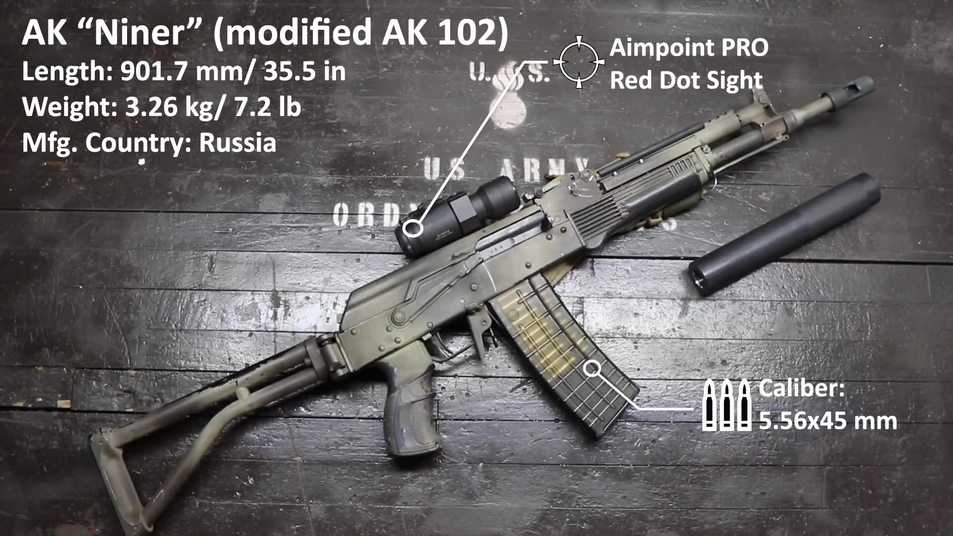 轻兵器enthusiast消音ak102500码精度测试9holereviews