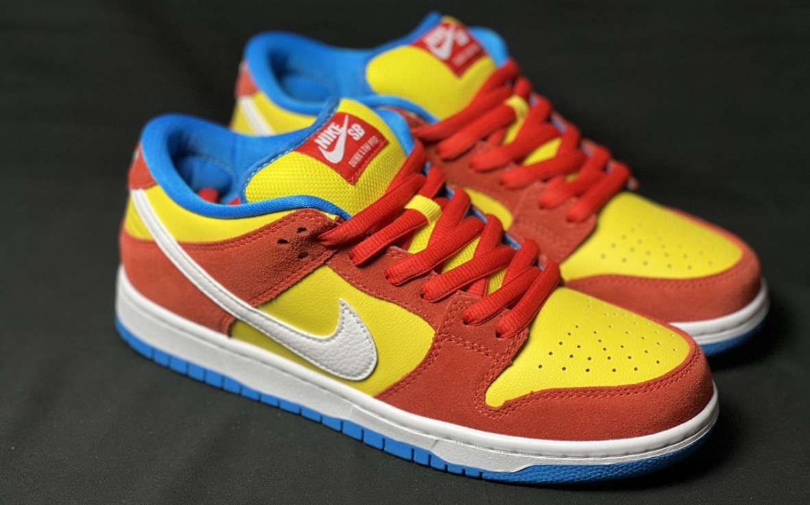 发货实拍nikesbdunklowprobartsimpson复古休闲板鞋黄橙色辛普森男女