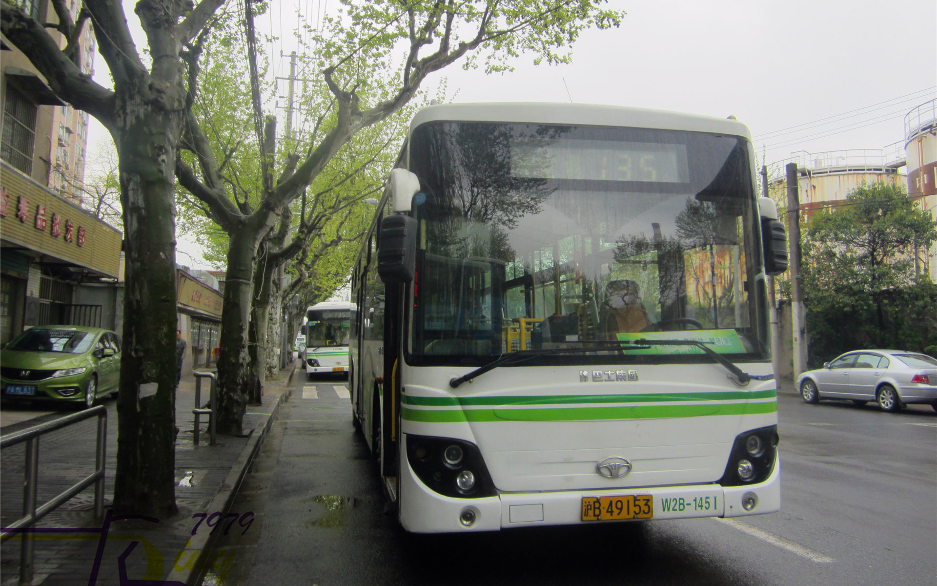 自制rainy7979上海巴士一公司135路杨树浦底gt老西门第一视角全程pov