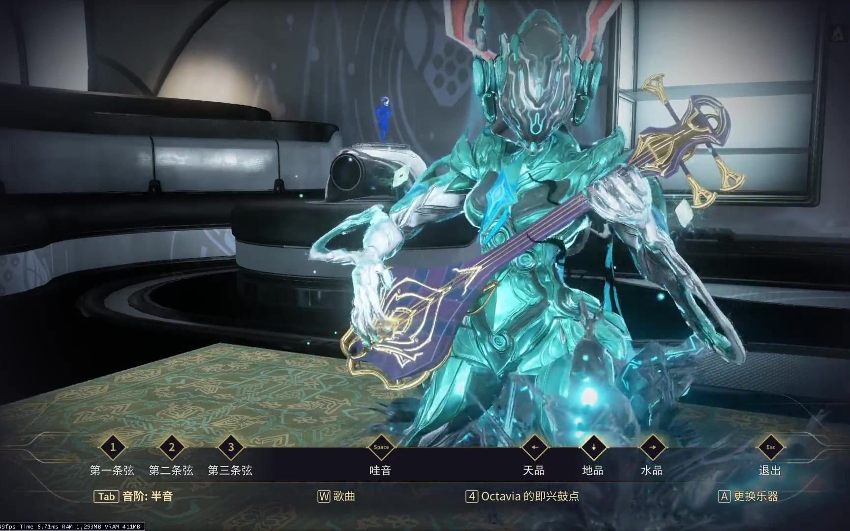 星际战甲/warframe 三弦琴/韶琴   画心