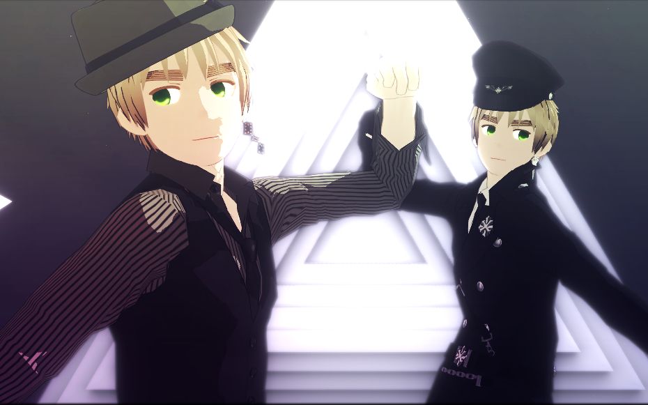 【aph/mmd】into the danger zone【双英】