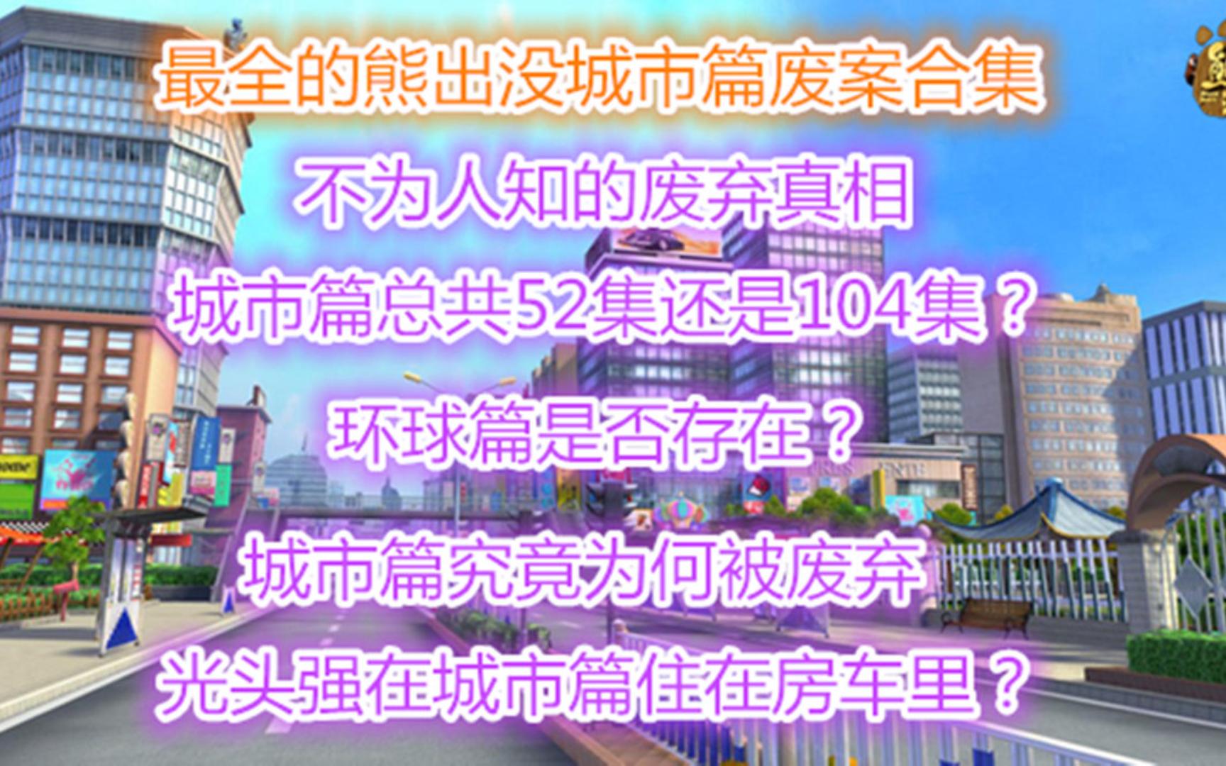 [图]【废案再现】重返12年揭晓熊出没最大的废案城市篇 被雪藏的环球大冒险下