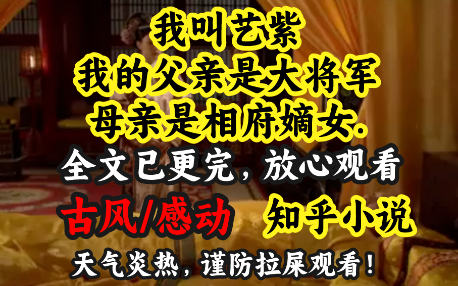 【34分钟古言全文】 我叫艺紫,我的父亲是大将军,母亲是相府嫡女.哔哩哔哩bilibili