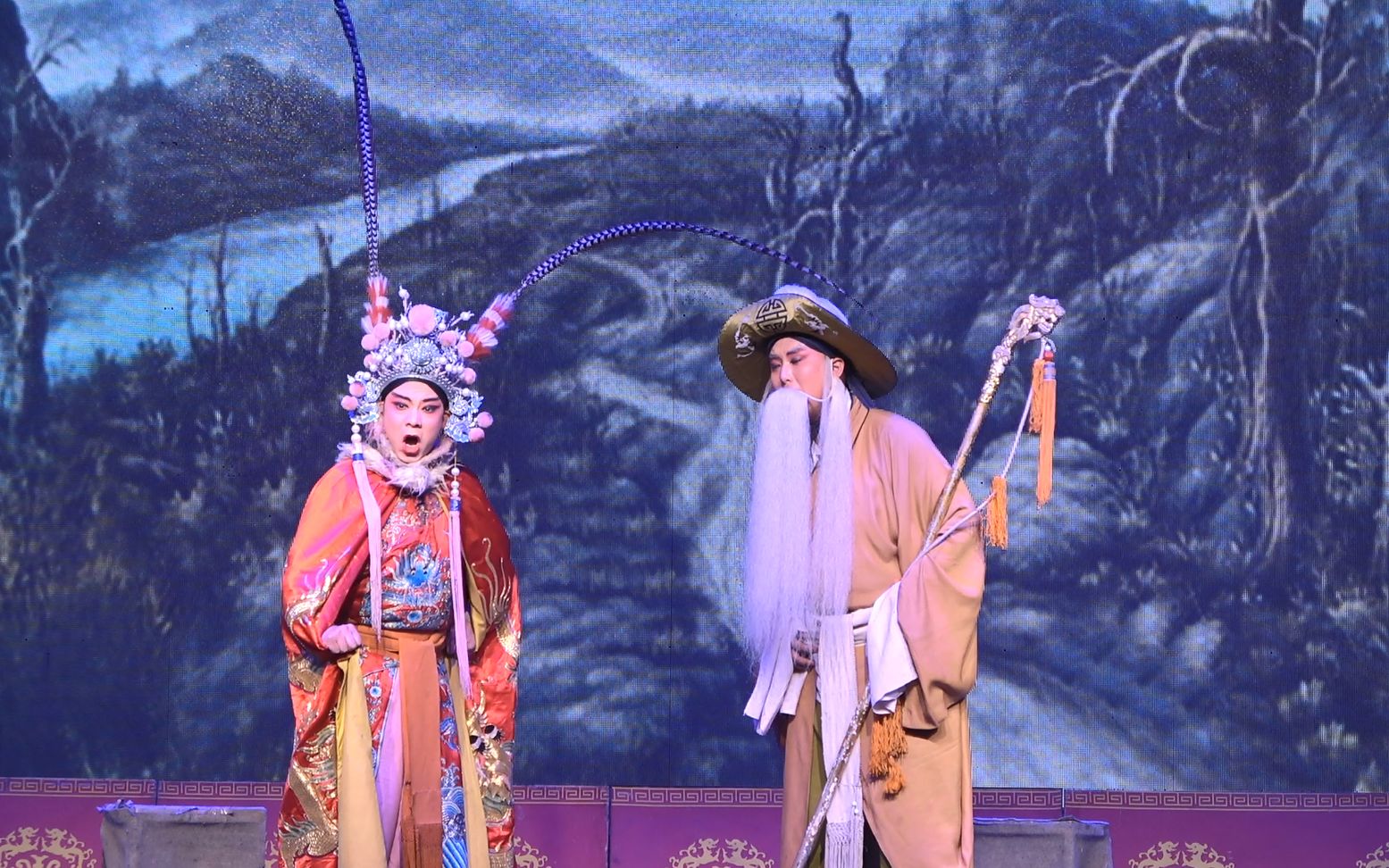 剧团黄金搭档完美合作演唱秦腔苏武牧羊唱得太经典了