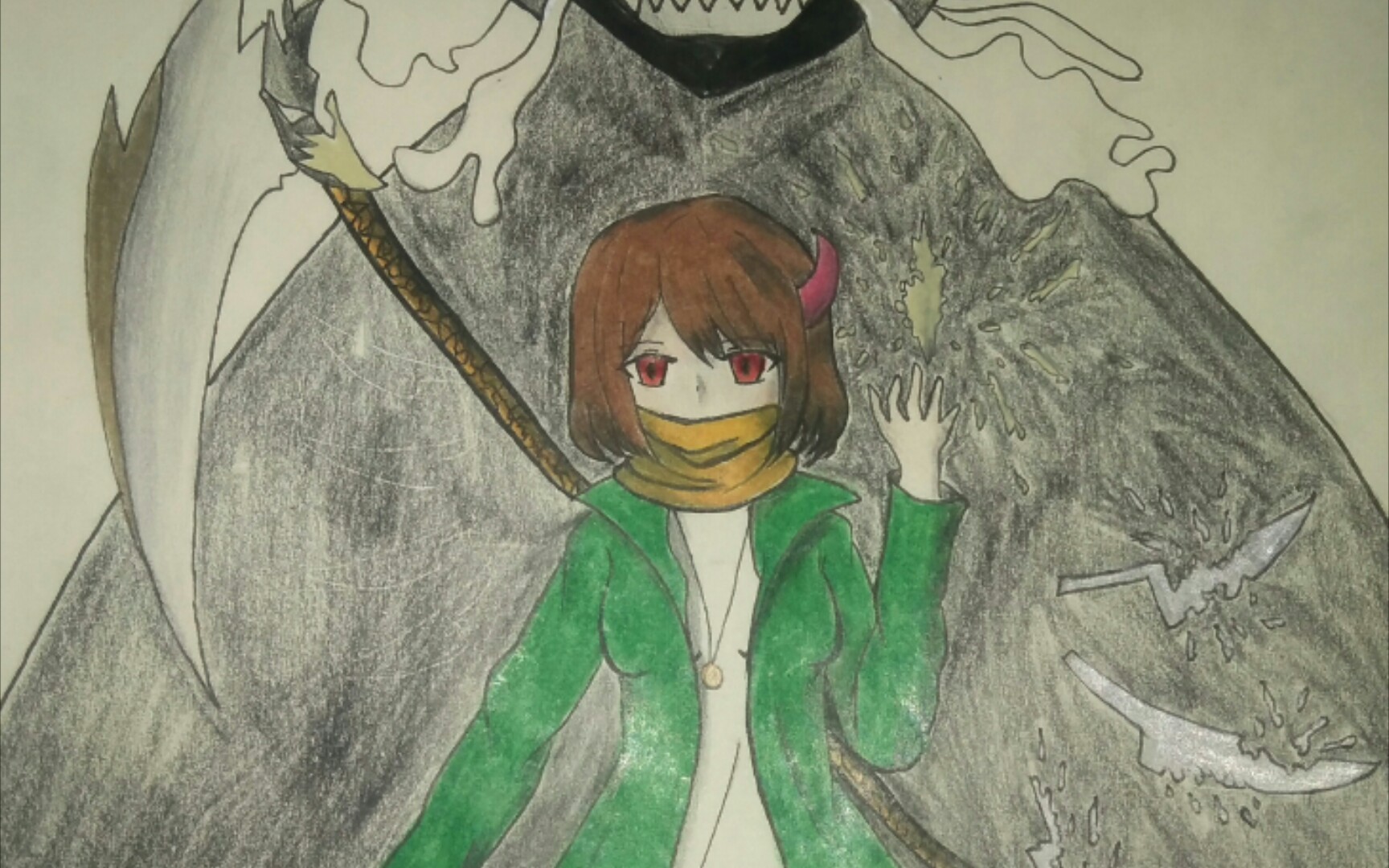 【国人au】战争传说 重生!chara手绘(看简介)_哔哩哔哩_bilibili