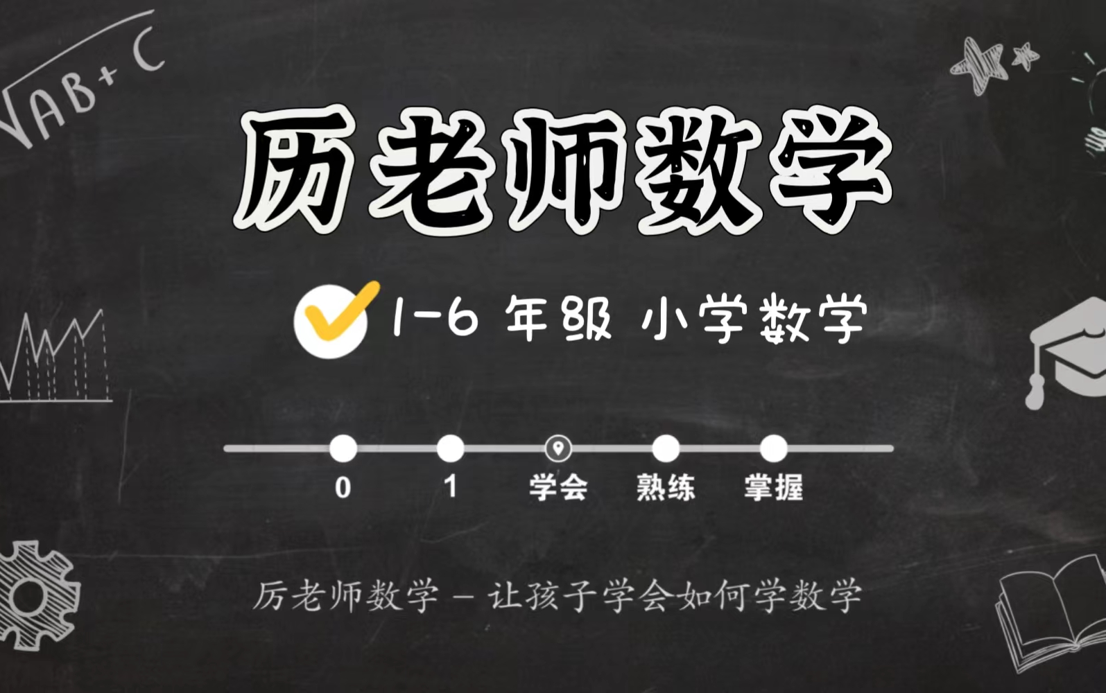 [图]【全315集】厉老师数学 1-6年级 逐步养成自主学习&举一反三能力