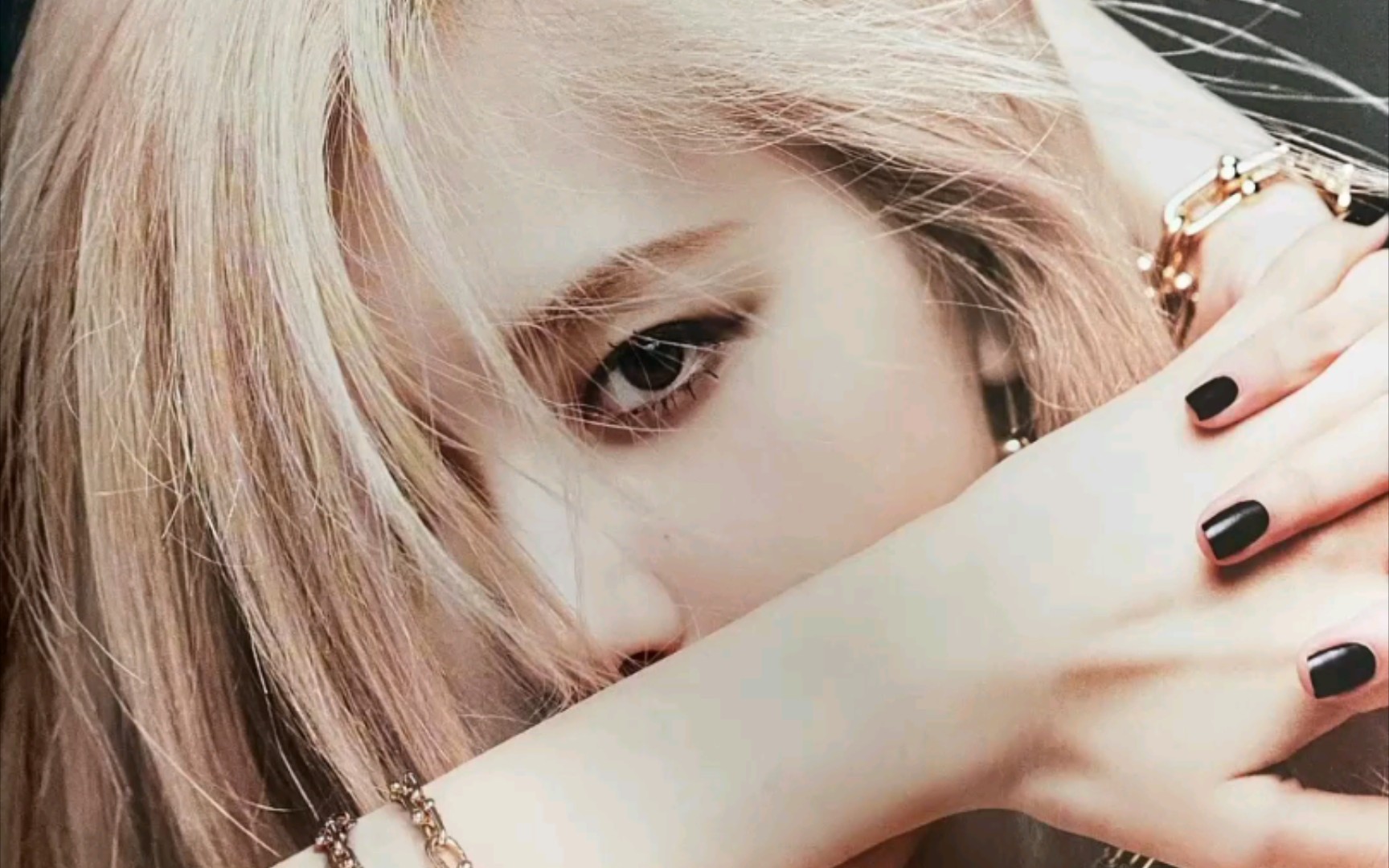 【rose】金发高马尾机车皮裙辣玫瑰_哔哩哔哩_bilibili