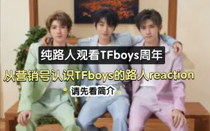 Скачать видео: 【TFboys 路人reaction】up主带从营销号认识tf的路人观看周年