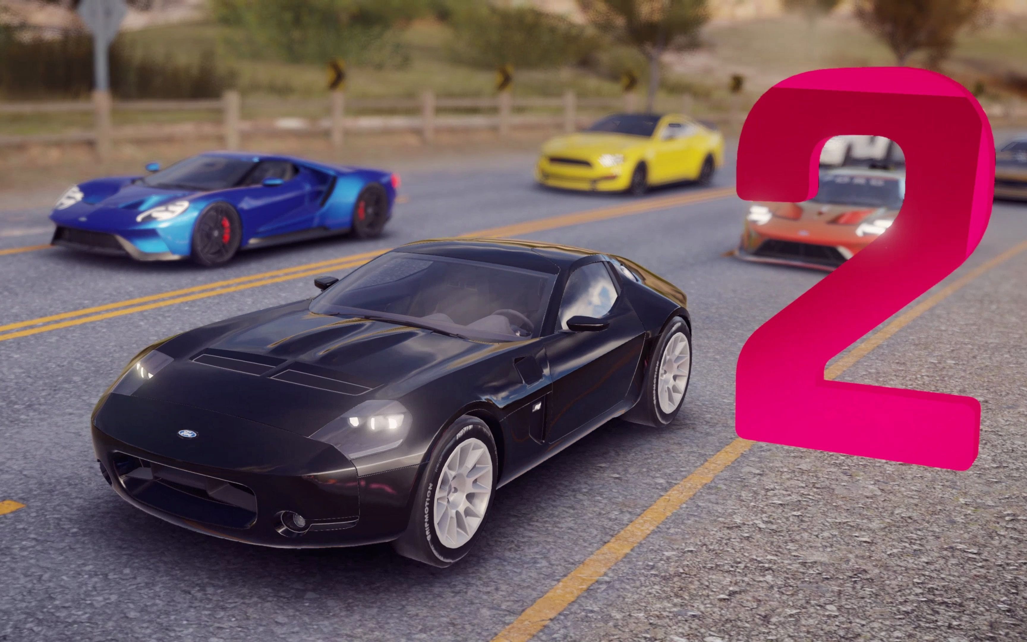 狂野飙车9 福特gt 超级跑车 铁道迷赛道 左碰右撞 极速狂飙