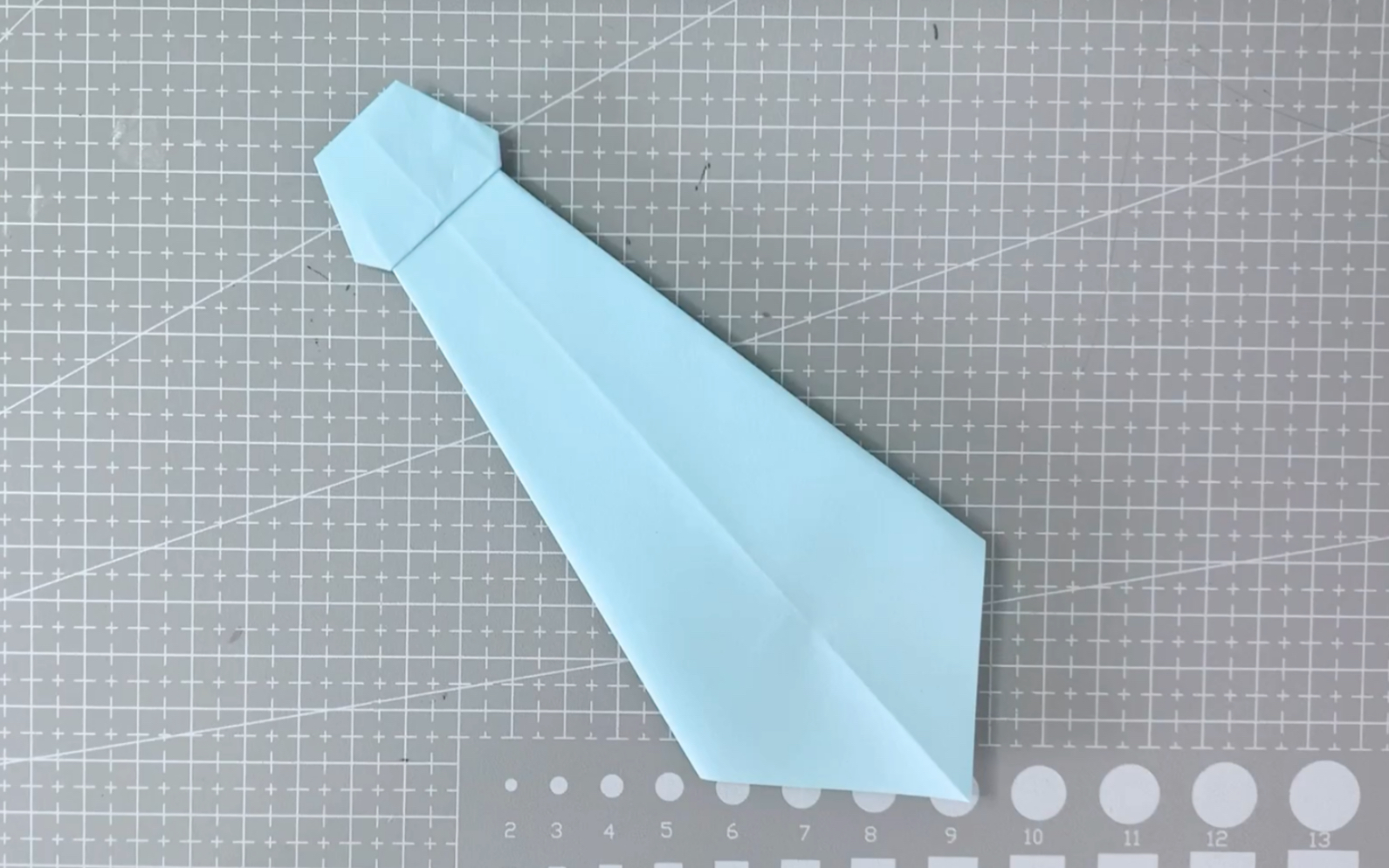 折纸父亲节送给爸爸的领带超简单一分钟学会