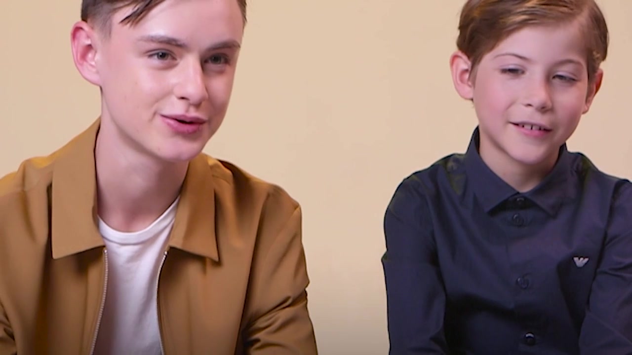 [图]【Jacob Tremblay】【Jaeden Lieberher】 Talk Pizza Dream Co-Stars