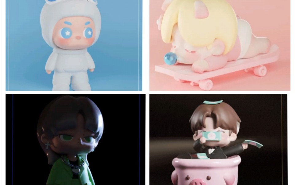 m站王一博盲盒端盒心愿扭蛋机开箱