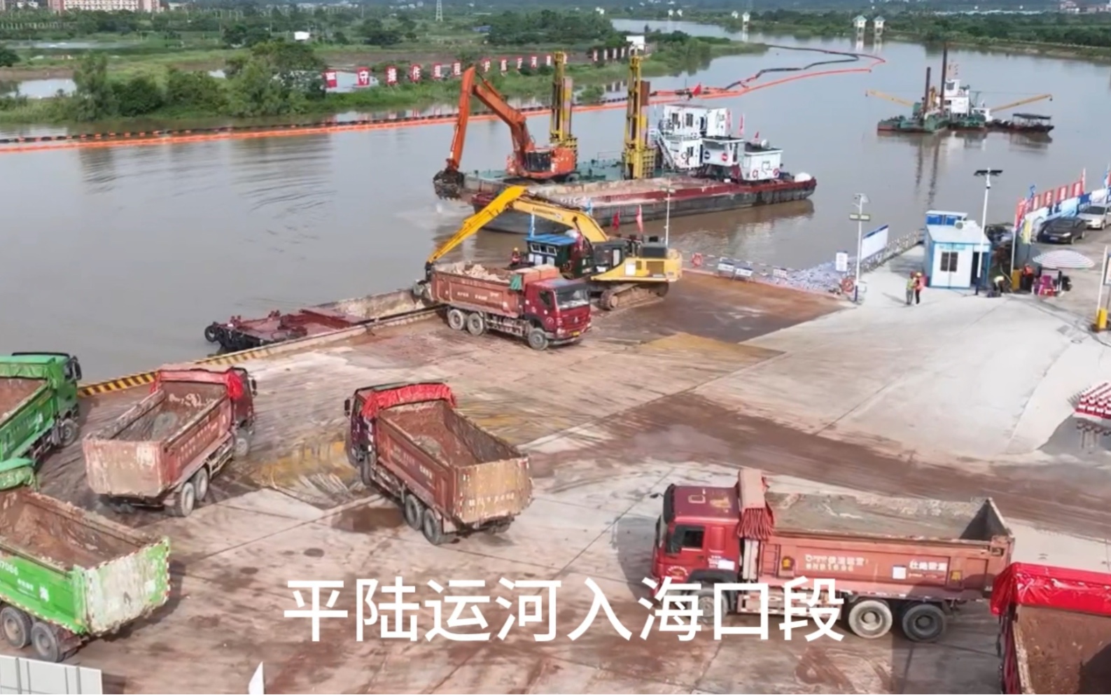 广西平陆运河各个标段施工进度,今年已经累计完成投资超180亿元