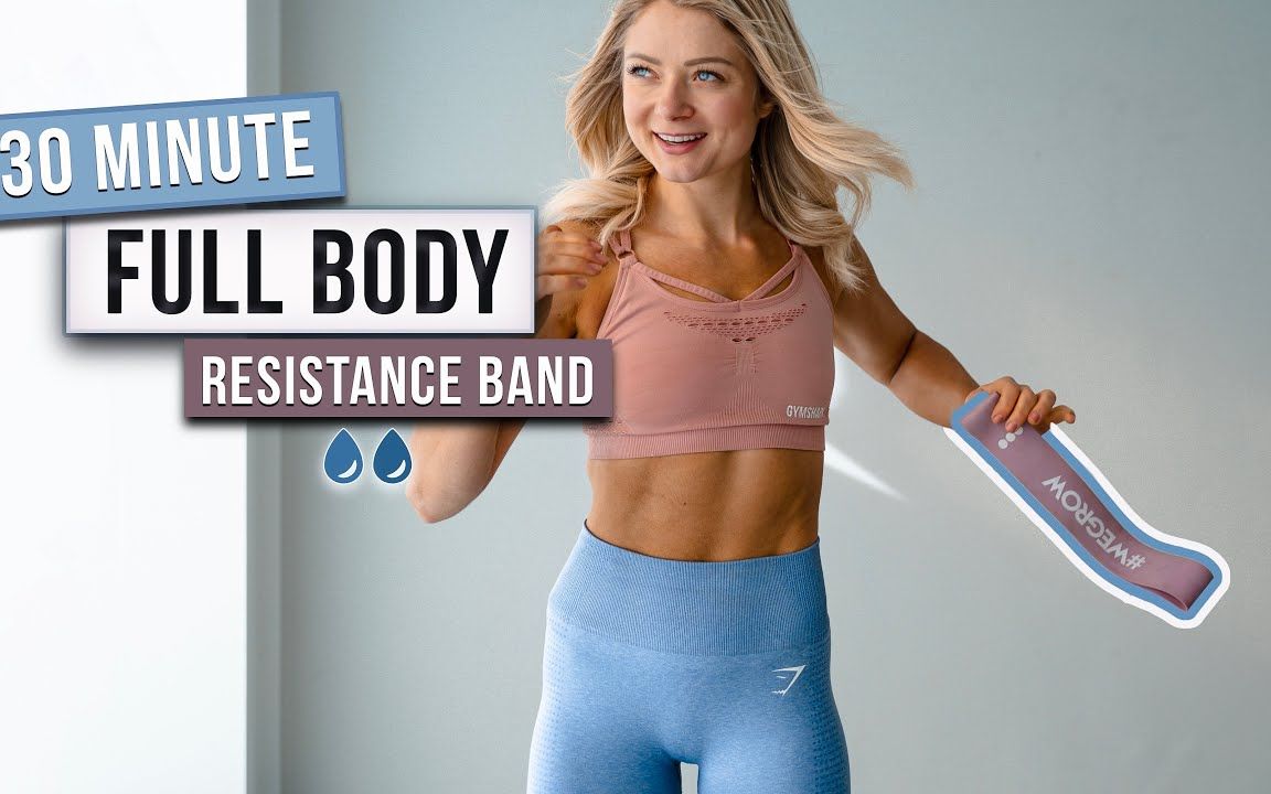 【growingannanas-30分钟高强度迷你弹力带全身训练78不重复】