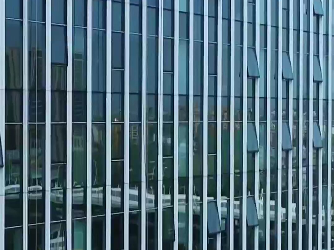 港华燃气镂空幕墙logo设计高空玻璃幕墙发光字工程