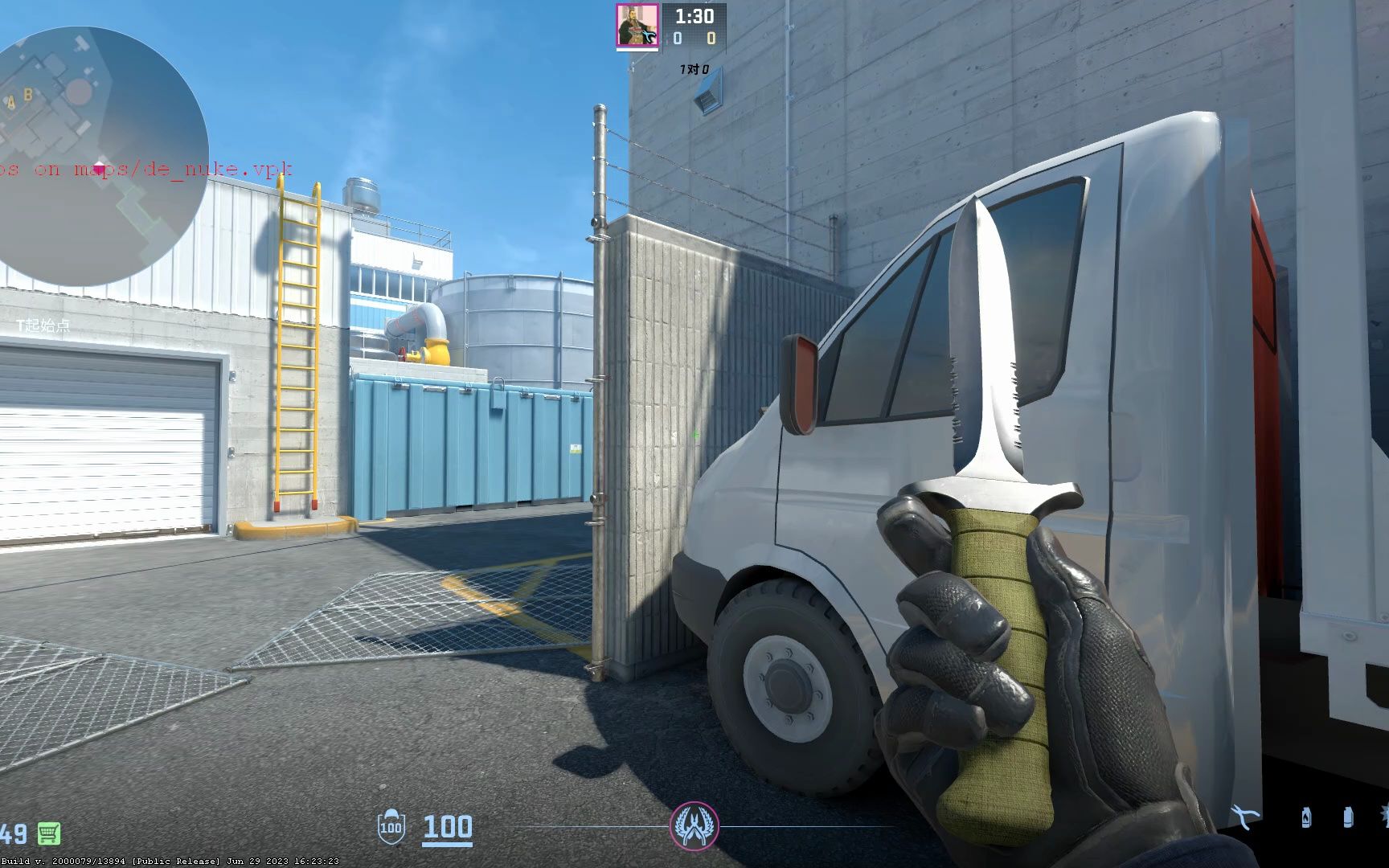 【cs2】核子危机 外场大仓一线烟