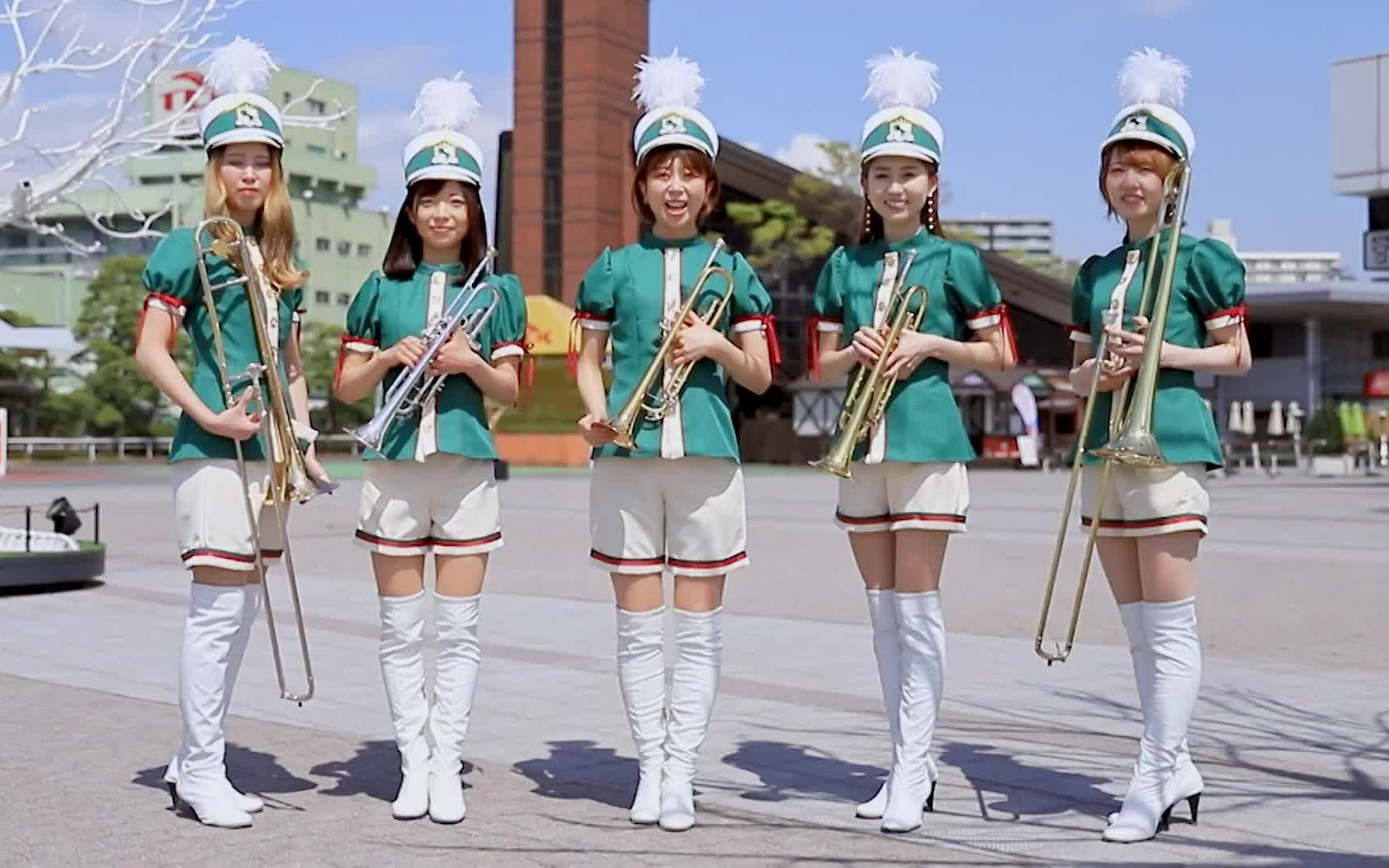 2023年大井竞马twinkle fanfare(小姐姐吹奏部)服装展示