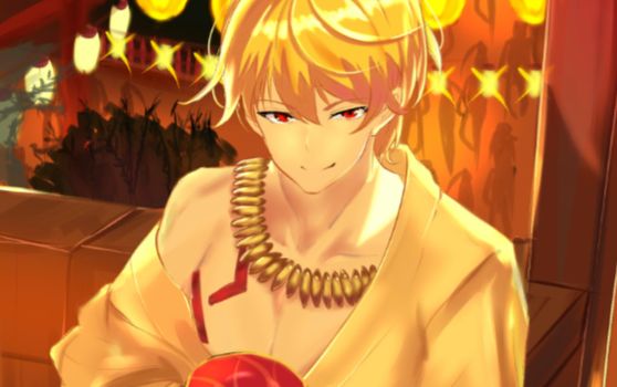 【日常练】《fate grand order》概念礼装 王的相伴~金闪闪(201608014