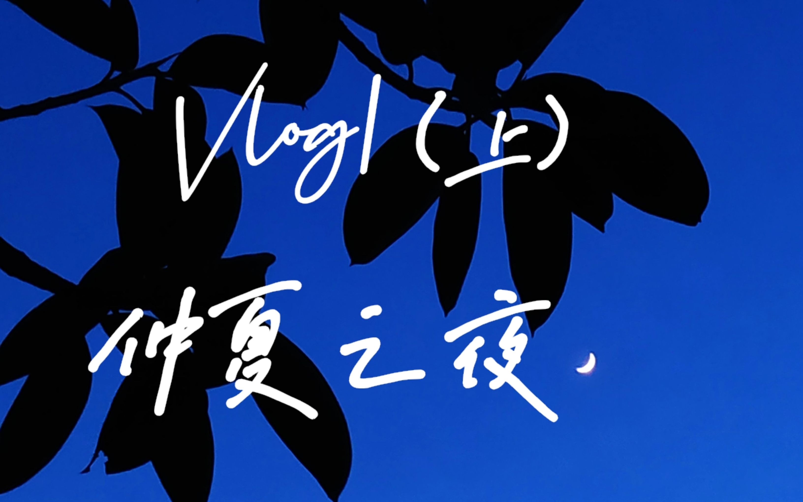vlog1(上)#仲夏之夜|蝉鸣声声起 夏日不觉临