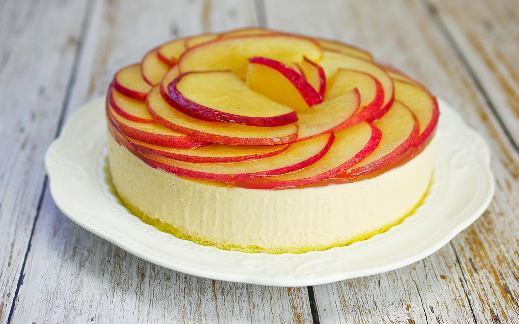 苹果慕斯蛋糕的制作方法,好吃又好看,做法超级简单