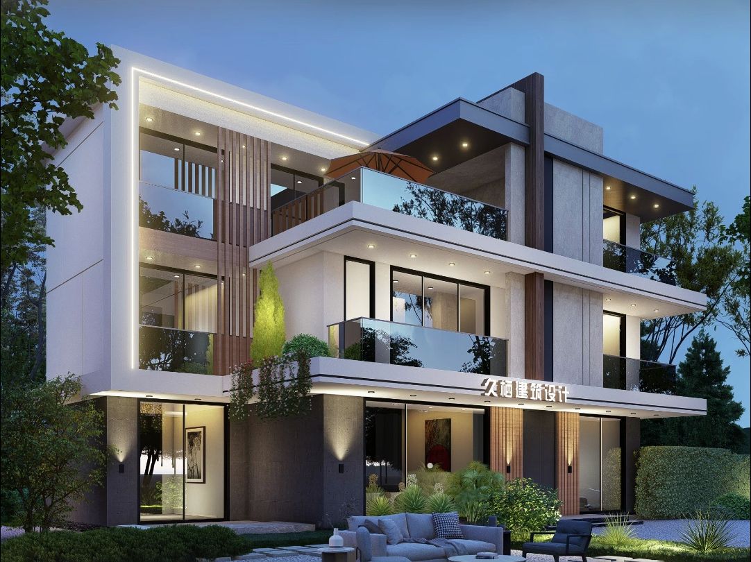 一眼就心动的高颜值现代风农村别墅设计