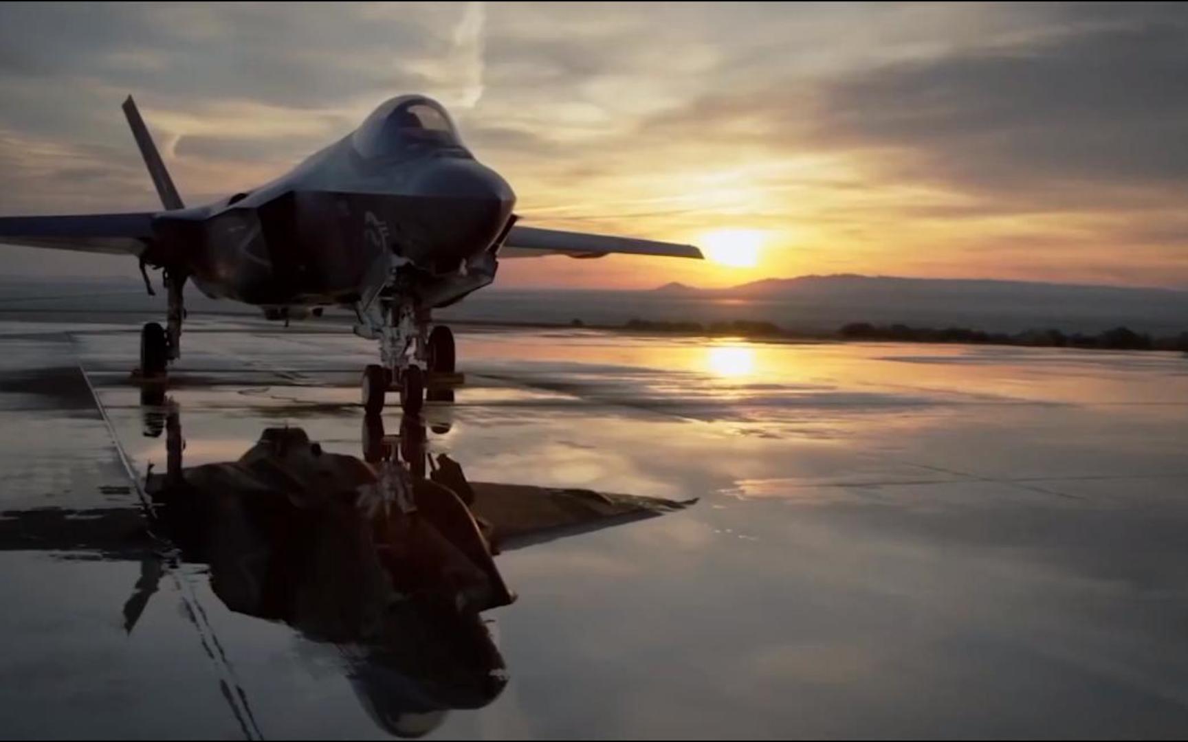 4k超清f-35a闪电ii隐形多用途战机武器测试