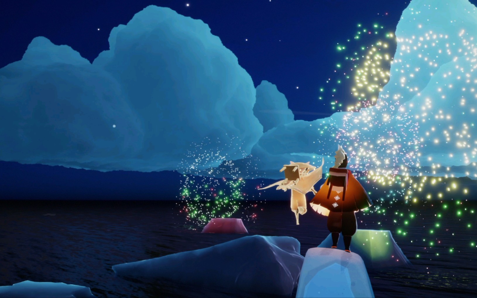 光遇今年的第一场烟花