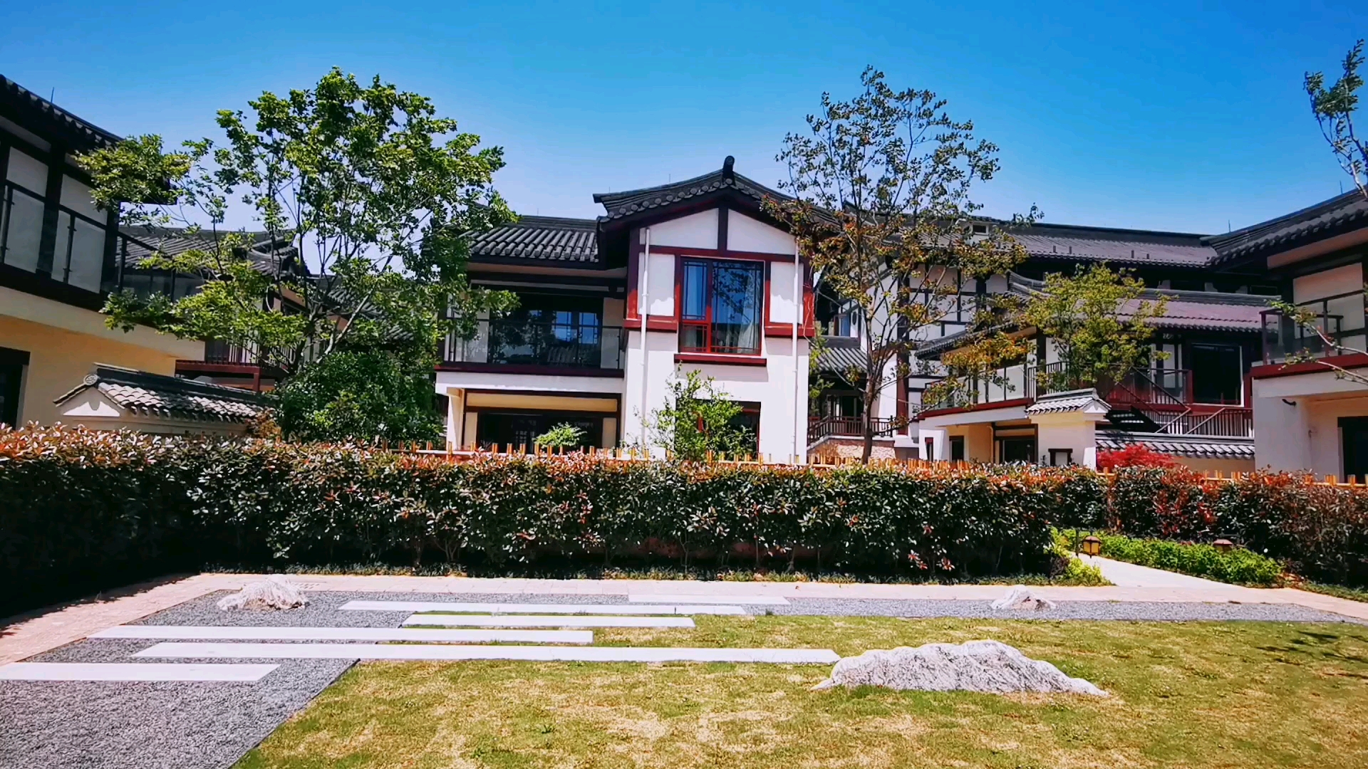小上海之称太湖水口旅游度假区大唐贡茶院梦回大唐唐风合院北有西安