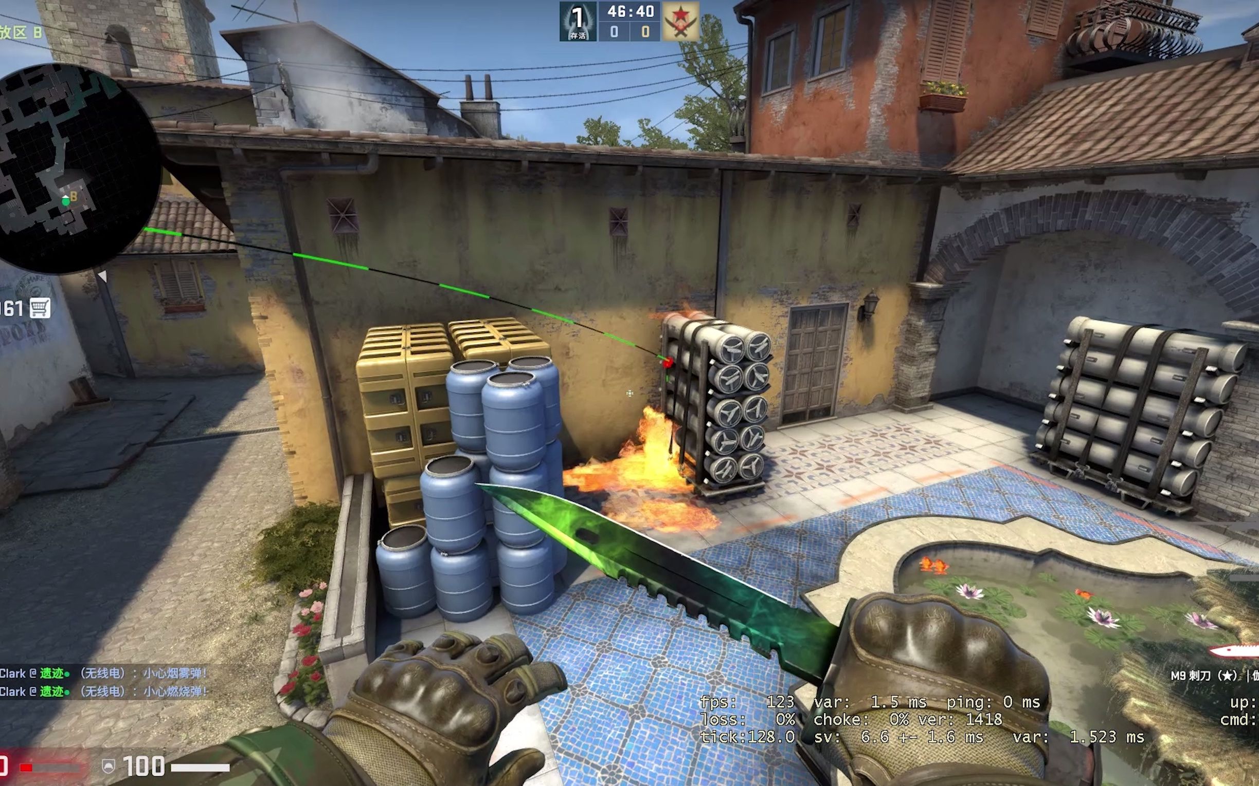 道具研发日记026炼狱小镇燃烧瓶警家中段扔回防一二箱之间csgo冰块