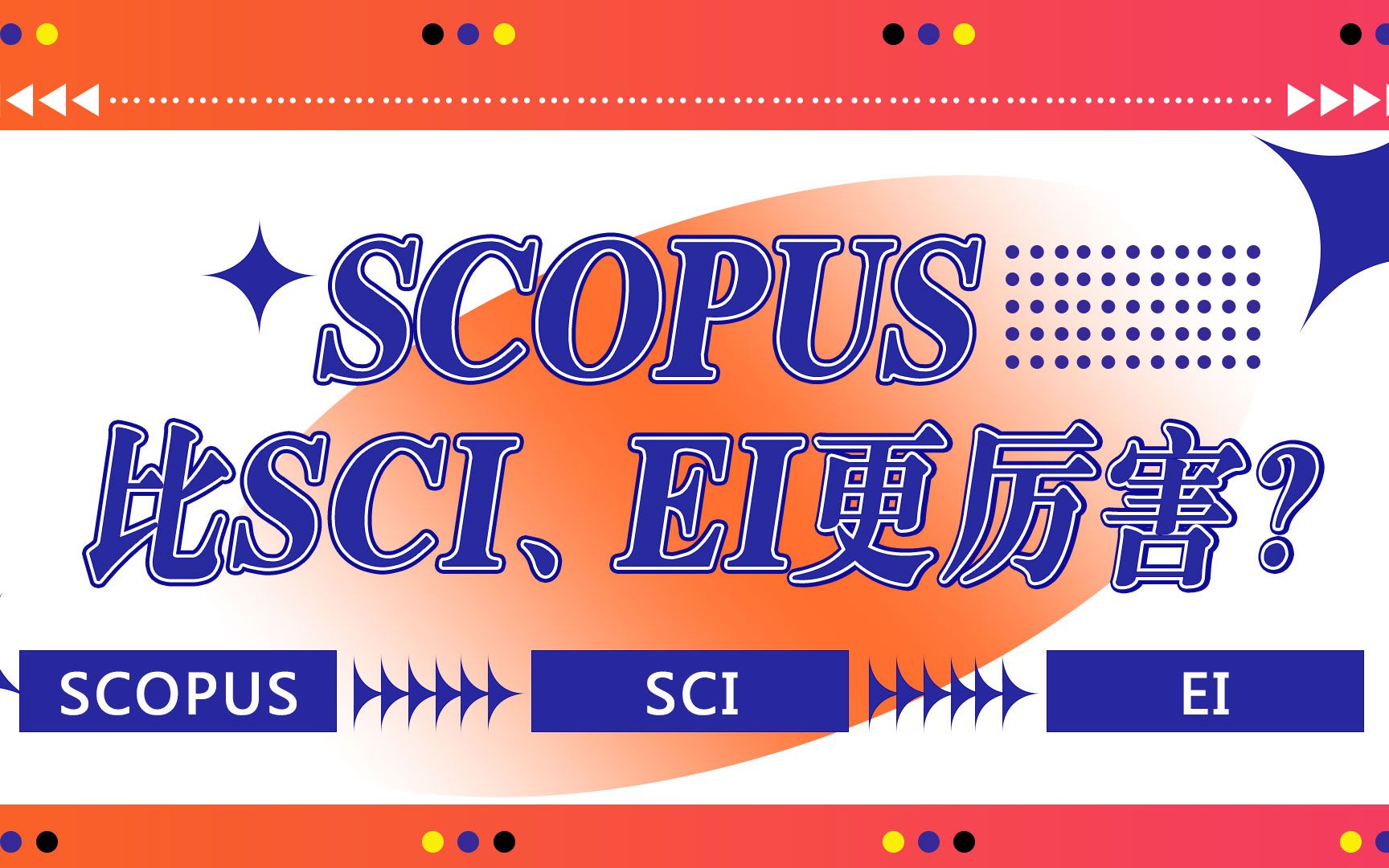 SCOPUS 比SCI、EI更厉害?哔哩哔哩bilibili