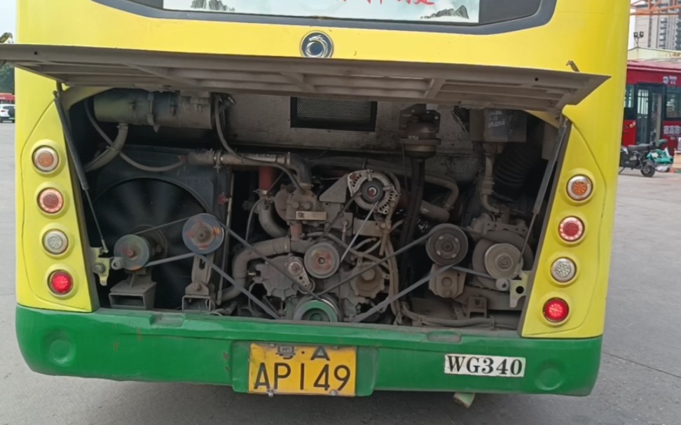 [广州公交]白马申龙slk6859us5n5发动机声浪(该车已退役)