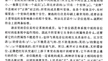 语言学纲要复习第三章 第四节 音位与音系 3音质音位和非音质音位哔哩哔哩bilibili