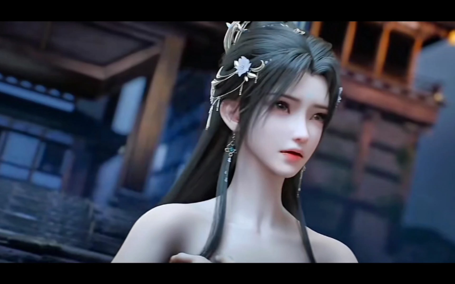 清漪衣服被烧没,石昊回头看镂空身材