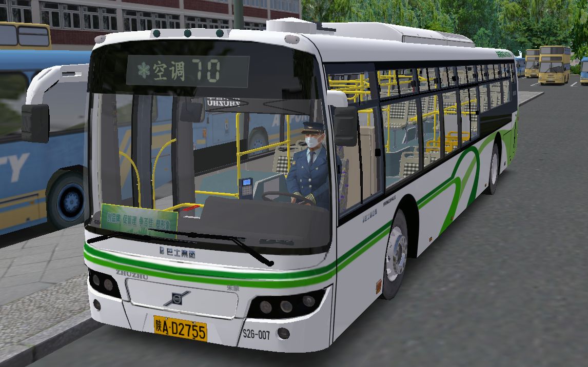 【omsi2】驾驶申沃swb6120v4le运行于金河市70路(动物园公交站