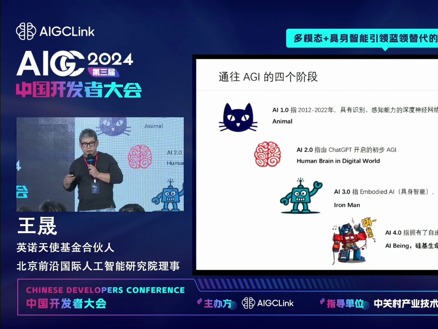 第三届AIGC中国开发者大会:AI2.0时代的投资和创业(英诺资本合伙人王晟)哔哩哔哩bilibili