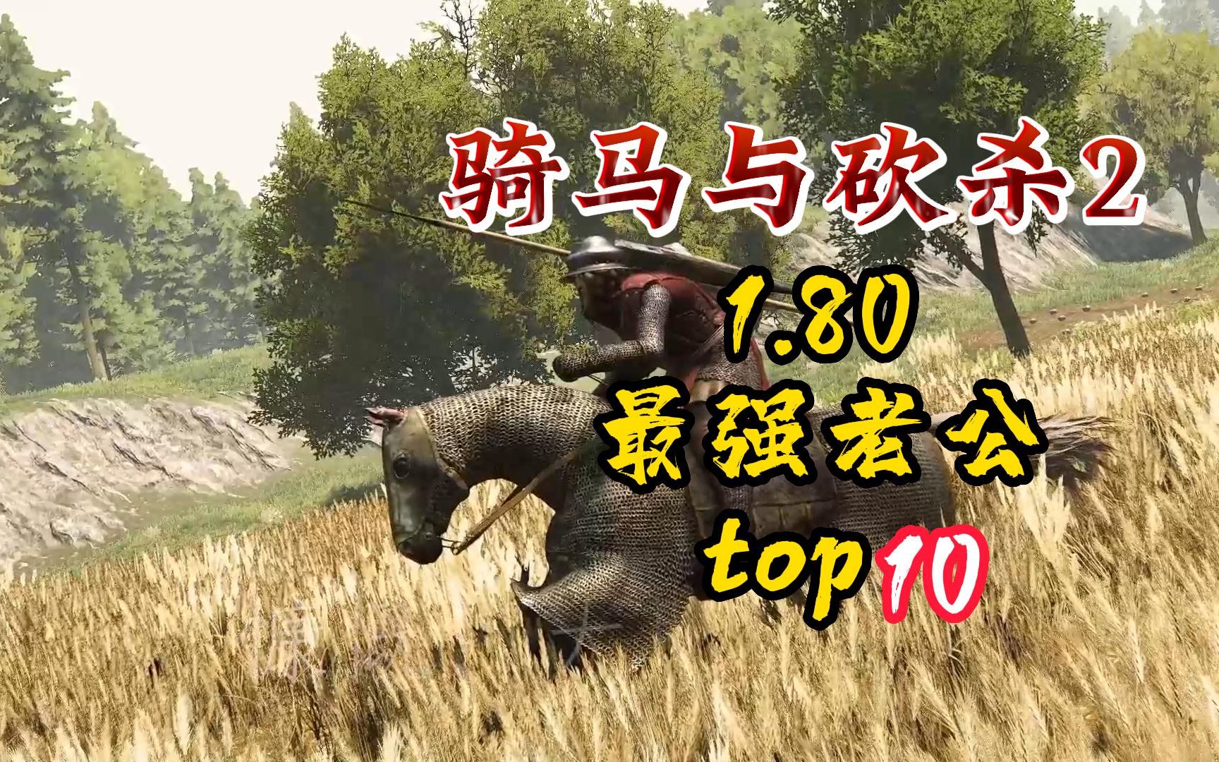 [图]【骑砍2】狂肝30小时心血之作，1.80最强老公top 10