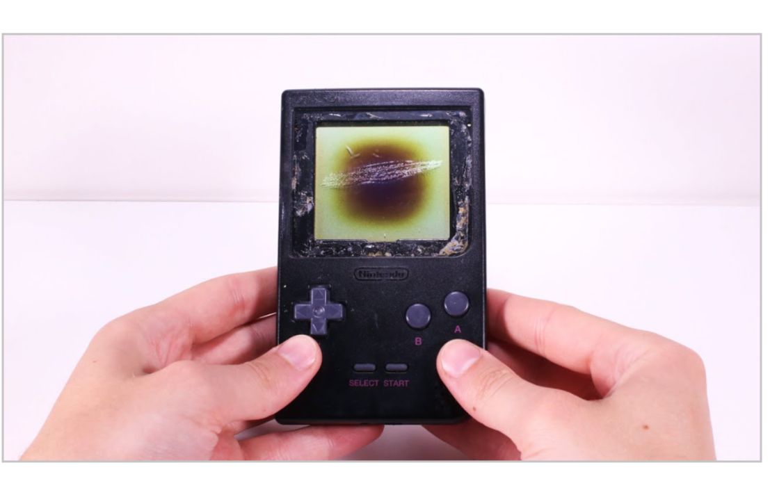 中字如何修复屏幕坏掉的任天堂gameboypocket掌机