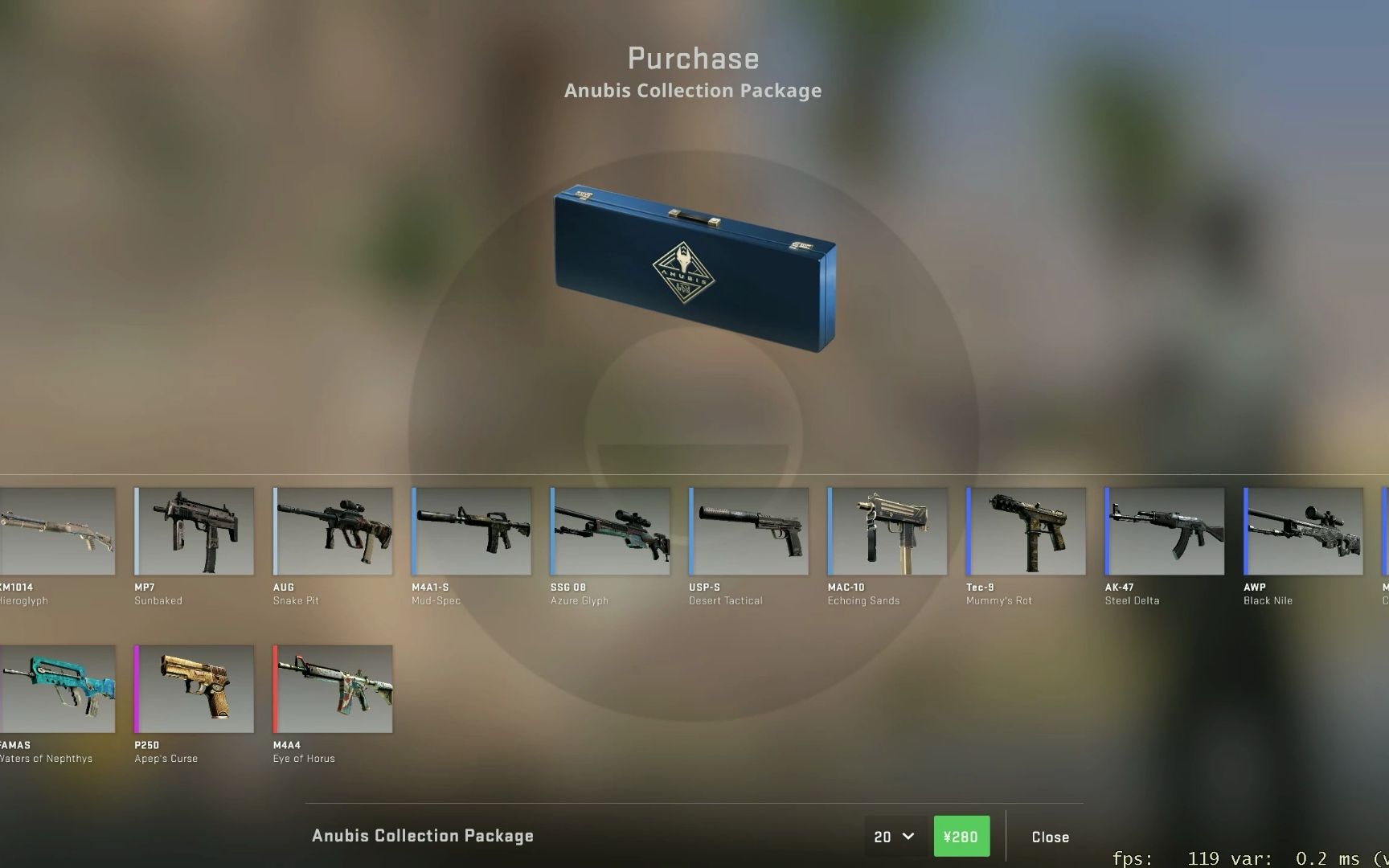 【csgo劝退】阿努比斯一百箱开箱