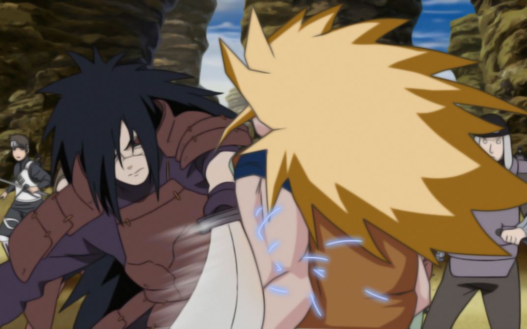 mmd龙珠超级赛亚人孙悟空大战火影六道宇智波斑