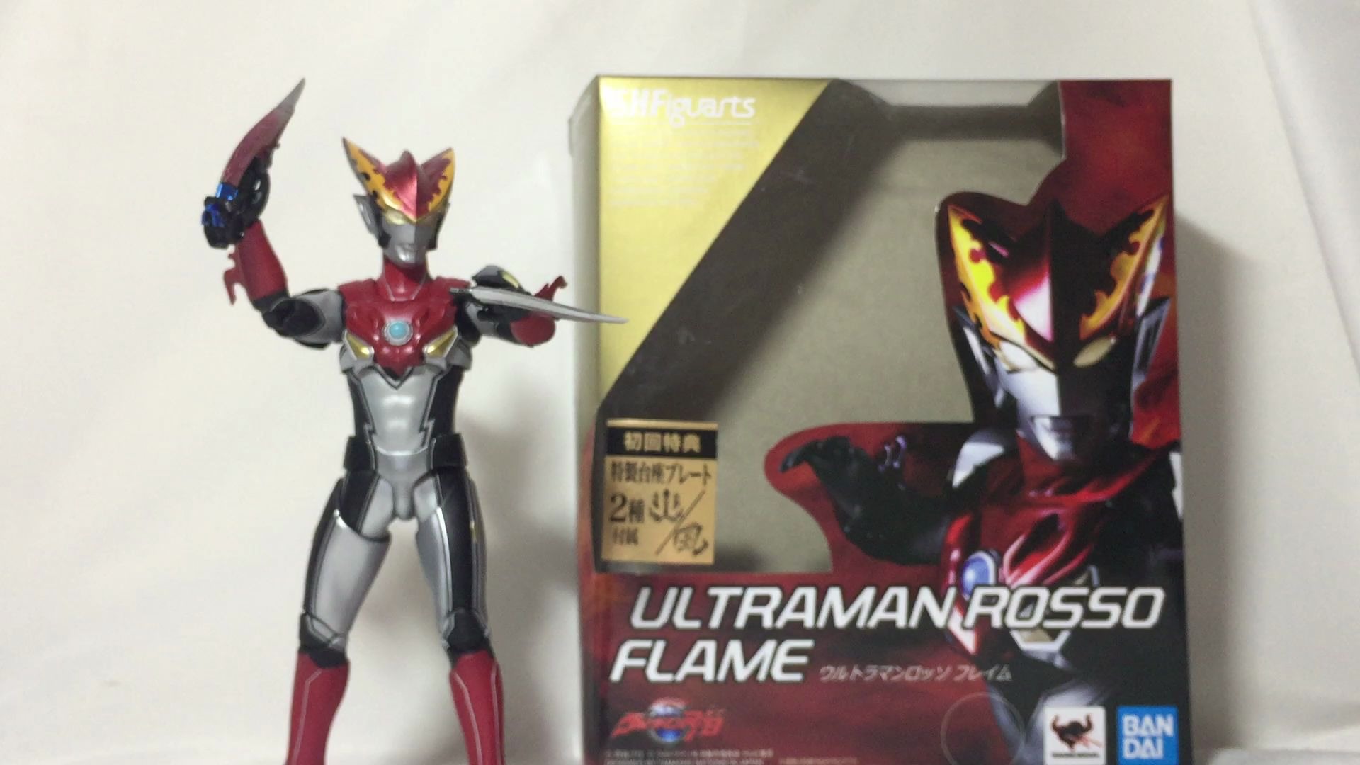 【辰间社】7.罗索奥特曼烈火形态shf,人气最低的新生代作品万代rosso