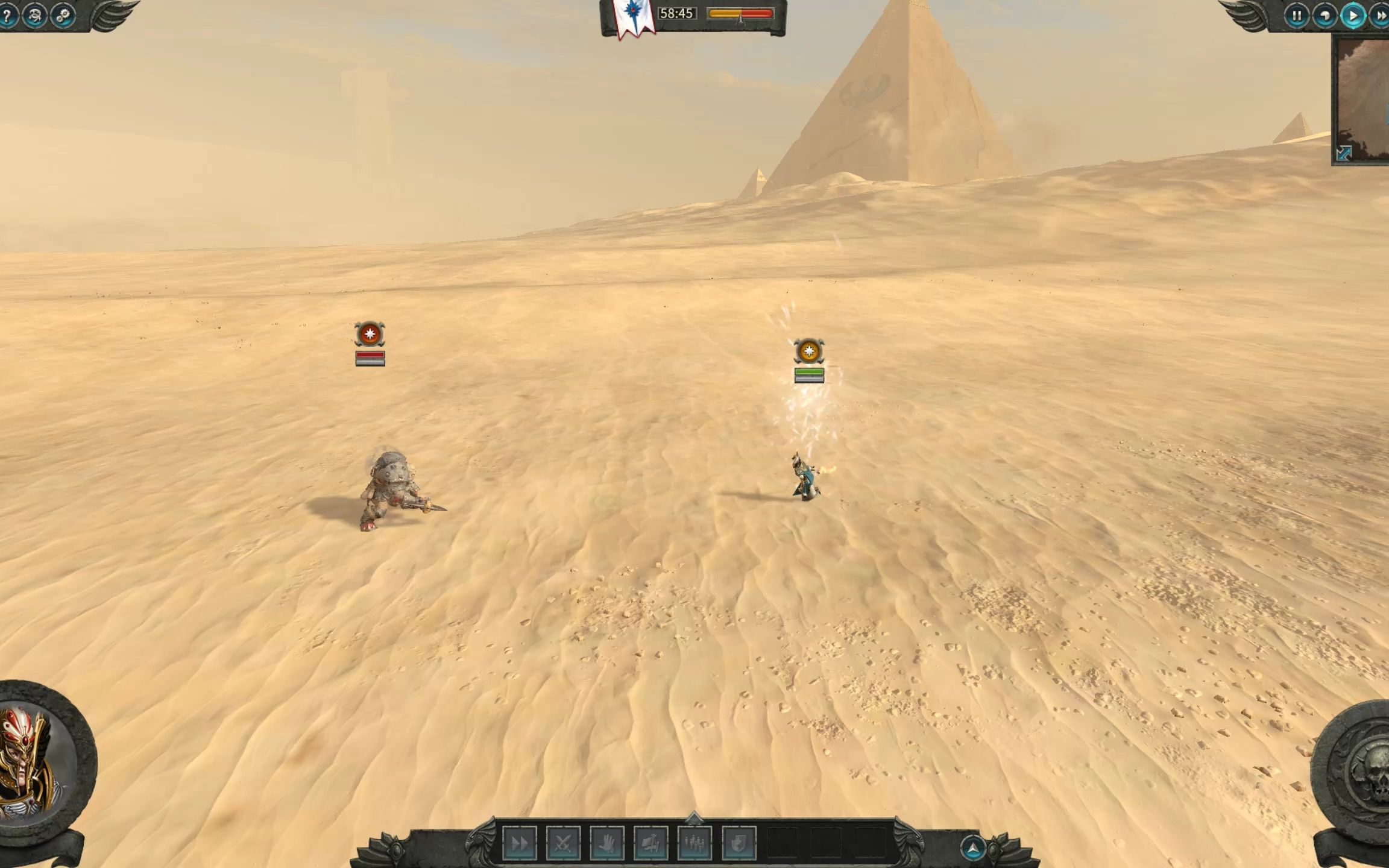 格里姆格铁皮 vs 泰瑞昂 不骑马 全面战争战锤2290mod