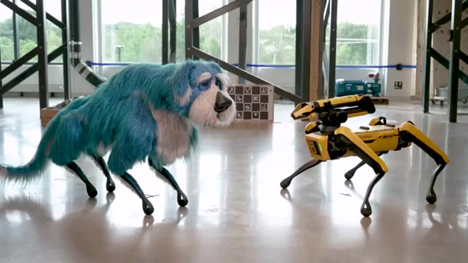 波士顿动力公司 boston dynamics 推出了名为 sparkles 的定制版机器