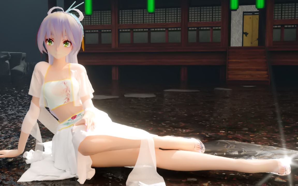 [图]【c4d/布料】华风夏韵,洛水天依！和嫦娥一样美丽的女孩子：我比嫦娥多了一个你！ 身姿曼妙，飘飘欲仙！