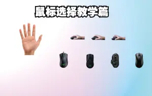 Download Video: 鼠标选择教学篇 小白如何找到适合自己大小和模具的鼠标， 趴握 抓握 指握的区别？