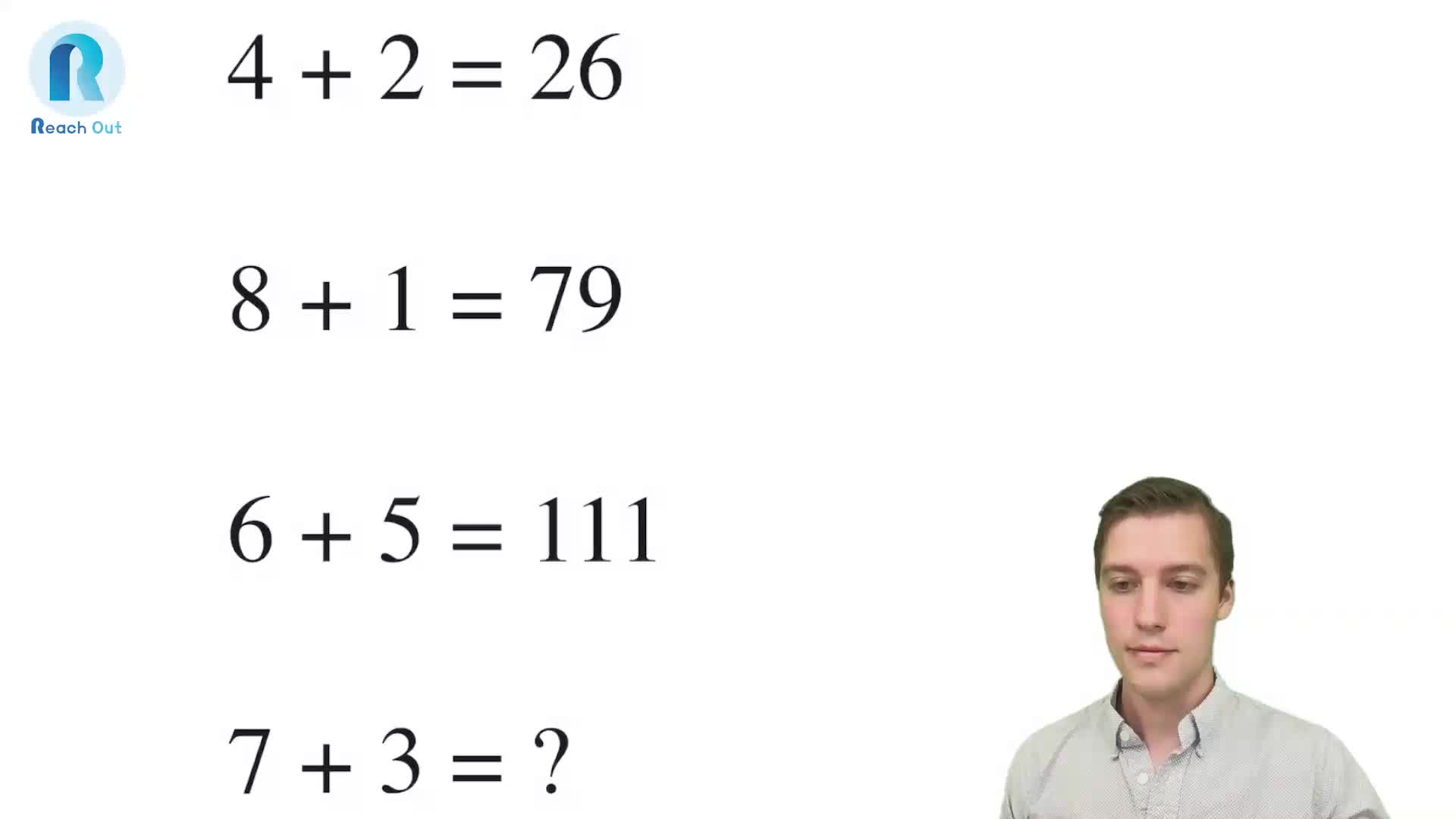 [图]Reach Out数学题 —— Math Riddle