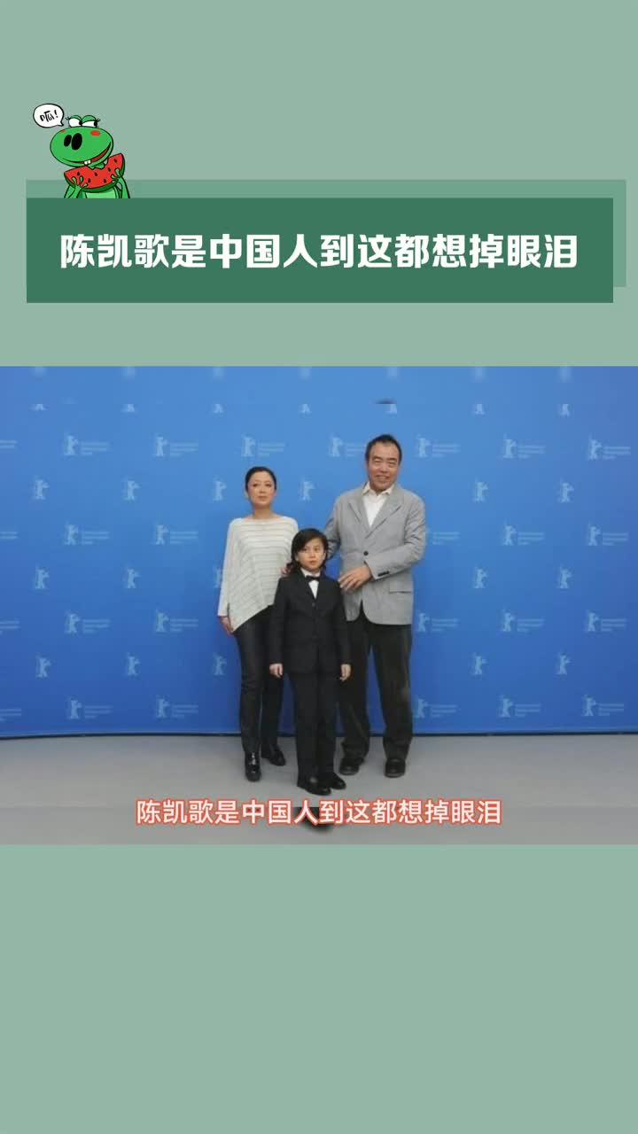 陈凯歌 是中国人到这都想掉眼泪哔哩哔哩bilibili