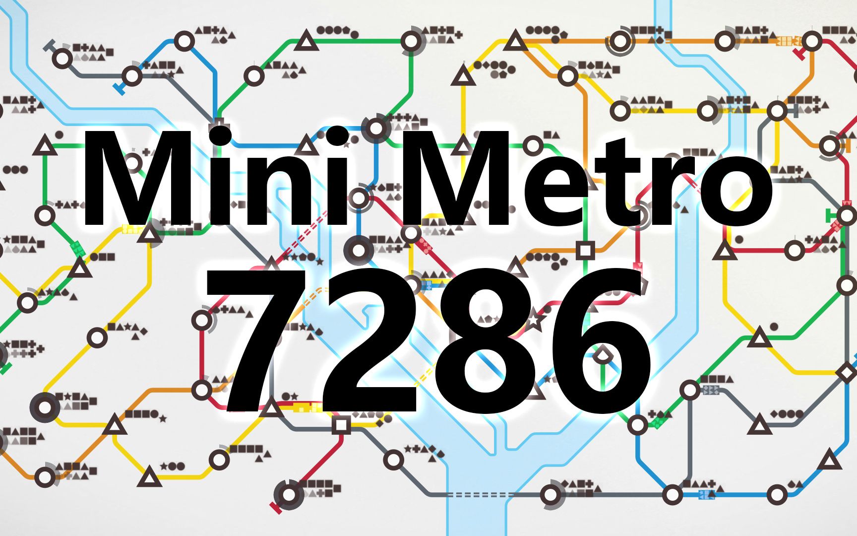 冲 高:迷你地铁华盛顿特区7286分 mini metro washington dc 7286